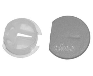 100 CAPUCHONS CACHE VIS 25MM GRIS CLAIR