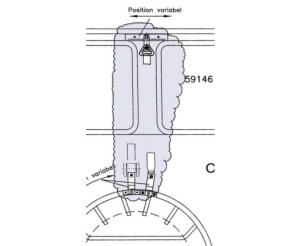 SET FIXATION CEINTURE MILIEU POUR VW T5