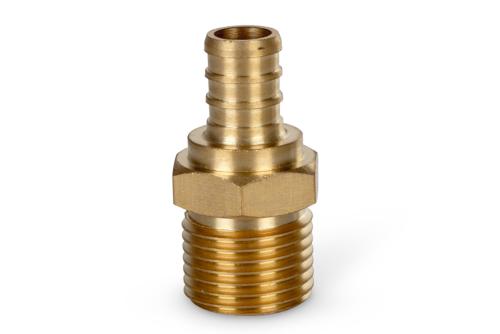 RACCORD DE TUYAU LAITON CANNELE - MALE G 1/2 / tétine 10/12mm