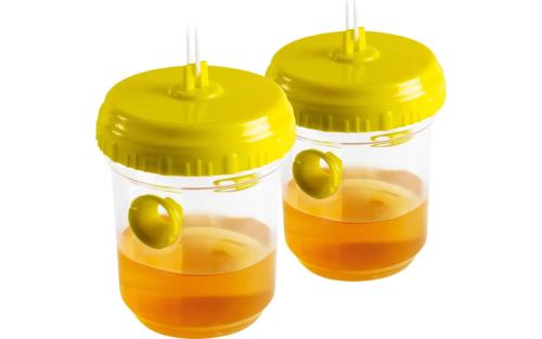 PIEGE A GUEPE NATUREL POUR CAMPING - LOT DE 2