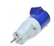 ADAPTATEUR COURT MALE SCHUKO /FEMELLE CEE