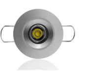 SPOT A ENCASTRER A LED en aluminium 1.5 W - 50mm 
