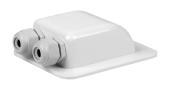 PASSE-TOIT BLANC DOUBLE POUR 2 CABLES SOLAIRES