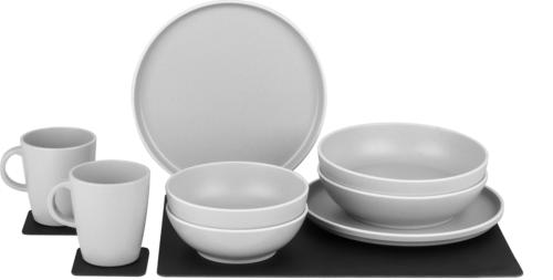 Service de table en mélamine Dolomit magnetic - 8+3 pièces - Pour 2 personnes 