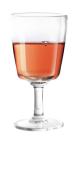 LOT DE 2 VERRES A VIN EMPILABLES CAPRI 26CL