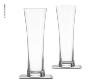 2 VERRES A BIERE CRISTAL SILWY® AVEC SOUS-VERRE MAGNETIQUE