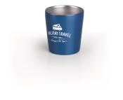 LOT DE 2 VERRES / TASSES INOX 220ml HOLIDAY TRAVEL