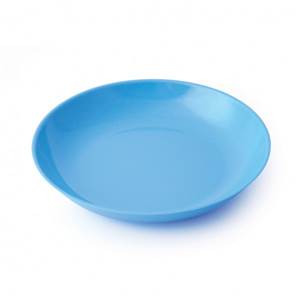 ASSIETTE CREUSE 20.5CM MELAMINE PLASTOREX - BLEUE