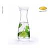 CARAFE ALIMENTAIRE TRANSARENTE AVEC COUVERCLE - 1 LITRE