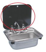 COUVERCLE EN VERRE DE REMPLACEMENT POUR EVIER DOMETIC VA8005 