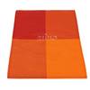 LOT DE 2 SETS DE TABLE EN PVC COLORIS ORANGE / ROUGE