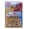 OEILLETS LAITON + RONDELLES 11MM - KIT DE 15 PIECES