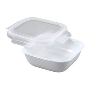 PLAT SERVE + STORE CORELLE -CARRE 800 ML-