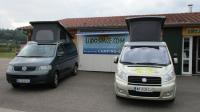 Toits relevables pour fourgon et vw
