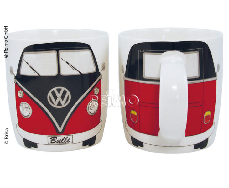 TASSE MUG VW COLLECTION DECOR BULLI ROUGE ET NOIR