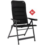 FAUTEUIL DE CAMPING CRESPO AIRDELUXE M, NOIR (AP-237) 