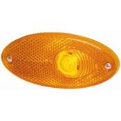 FEU DE POSITION LATERAL OVAL ORANGE HELLA