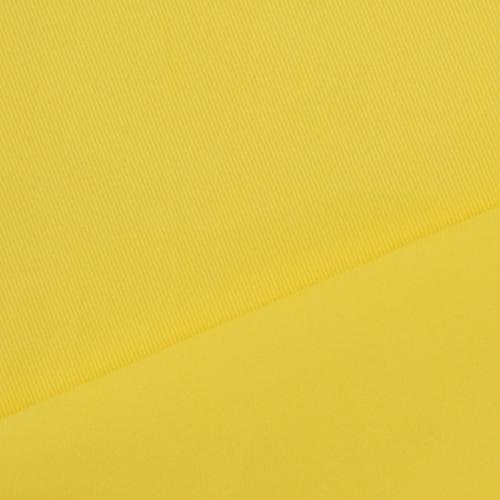 TISSU 100% COTON SERGE - COLORIS JAUNE NARCISSE - Laize 150cm, au mètre