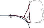 ADAPTATEUR F45 POUR DUCATO/BOXER/JUMPER AVEC GALERIE
