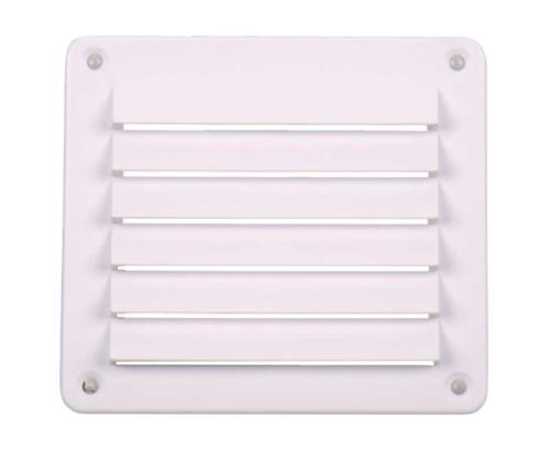 GRILLE VENTILATION RECTANGLE 142x127mm BLANCHE