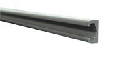 RAIL PLASTIQUE GRIS POUR RIDEAUX 2.2M