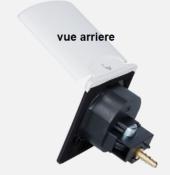 PRISE RACCORDEMENT EAU DE VILLE 130x145mm - GRIS CLAIR