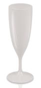 FLUTE CHAMPAGNE BLANC OPAQUE  160ml - BOITE DE 2 PIECES