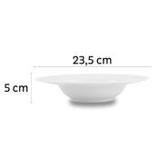 Assiette en porcelaine magnétique Silwy, set de 2 