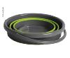 SEAU PLIABLE EN SILICONE 10L VERT & GRIS - CAMP4