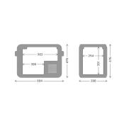 GLACIERE / CONGELATEUR A COMPRESSION DOMETIC CFX5 45 - 12/24/230V