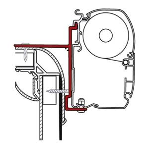 ADAPTATEUR Adria, Pilote, Bürstner pour Fiamma F45Ti, F45TiL, ZIP