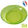 ASSIETTE CREUSE COPOLYESTER 18.5CM Coloris VERT - PLASTOREX