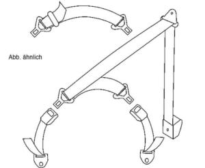 CEINTURE DE SECURITE SPECIALE 3 POINTS