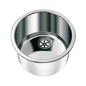 EVIER ROND EN INOX CAN LA1417 - DIAM. 30cm/33cm - h 18cm