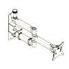 SUPPORT TV SKY 10N - 2 bras - 450MM