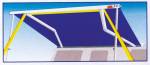 SANGLES DE FIXATION JAUNE - TIEDOWN FIAMMA 11m