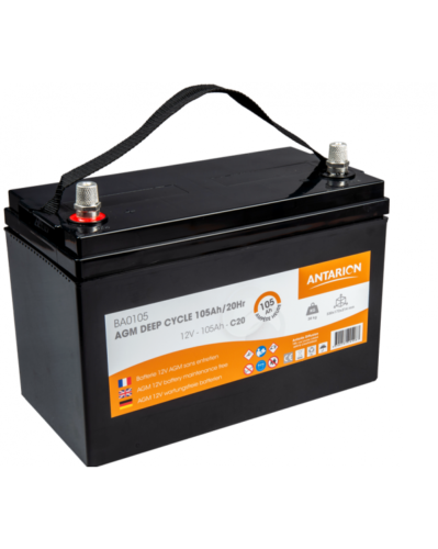 BATTERIE AGM DEEP CYCLE 105Ah ANTARION