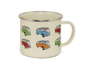 TASSE A CAFE EMAILLEE BEIGE - VW COLLECTION