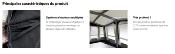 AUVENT GONFLABLE DOMETIC KAMPA CLUB AIR PRO 260 S - hauteur 235 à 265cm 
