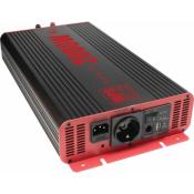 CONVERTISSEUR EZA 2000W PURE SINUS 12/230V AVEC PRIORITE DE CHARGE + TELECOMMANDE DEPORTEE