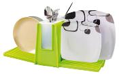 EGOUTTOIR PLIANT WING coloris vert 27 x 21,5 x 12 cm