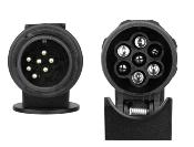 ADAPTATEUR TOURNANT A VERROUILLAGE 13 VERS 7 BROCHES LAS 
