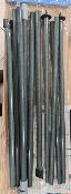 PIQUETS TUBES DROITS ACIER KAMPA - 2 PIECES