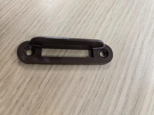 PLAQUE DE VERROUILLAGE BRUN 53XT28XH10MM