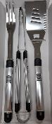 PINCES ACIER POUR BARBECUE - SET DE 3 PIECES 