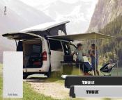 STORE THULE 3200 - 190x250m - Boitier NOIR - Toile Uni Grey