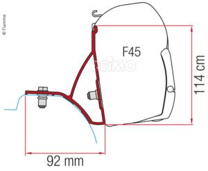 KIT ADAPTATEUR F45S FIAMMA POUR TRAFIC / VIVARO DEPUIS 2015