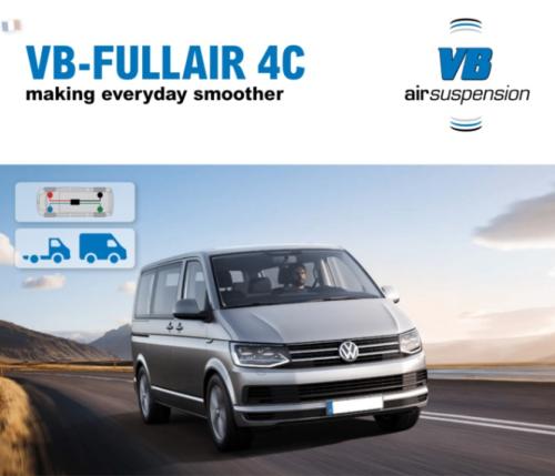 SUSPENSION PNEUMATIQUE INTEGRALE VB-FULLAIR 4C pour VW T6 / T6.1