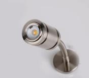 Lampe de lecture en nickel 103mm de long, 1,2W, dimmable