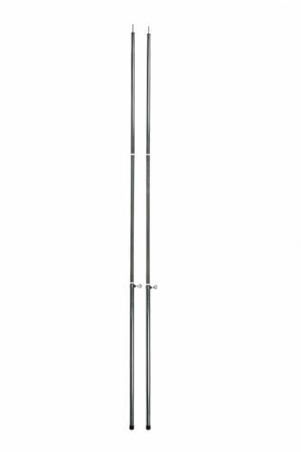 PIQUET TELESCOPIQUE 3 SEGMENTS EN ACIER 180-220cm, Ø22/19mm - lot de 2 piquets